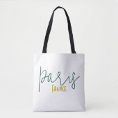 Paris, Frankrijk Souvenir Tote Bag (Voorkant)