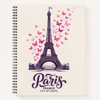 Paris Frankrijk Stad Van Licht Spiraal Notebook Notitieboek