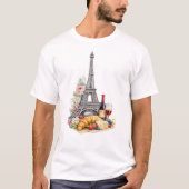 Paris Frankrijk T-Shirt (Voorkant)