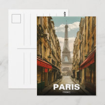 Paris frankrijk Tour Eiffeltoren vintage oude stra