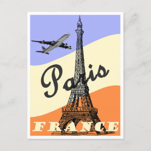 Paris Frankrijk vintage Briefkaart