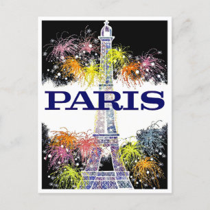 Paris Frankrijk vintage Briefkaart
