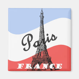 Paris Frankrijk vintage reismagneet Magneet