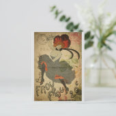 Paris Frans Can-Can Dancer Briefkaart (Staand voorkant)