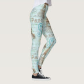 Paris  Frans Schrijven Aqua Leggings (Rechts)