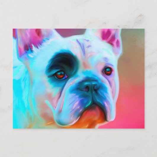 Paris Franse Bulldog Briefkaart (Voorkant)
