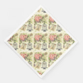 Paris Franse Thema Party Papieren servetten (Hoek)