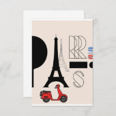 PARIS FRENCH BRIEFKAART (Voorkant / Achterkant)
