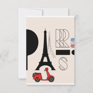 PARIS FRENCH BRIEFKAART