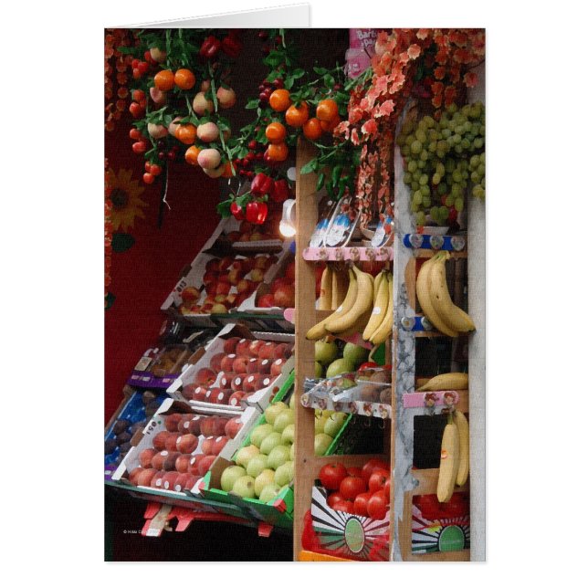 Paris Fruit Market Card (Voorkant)
