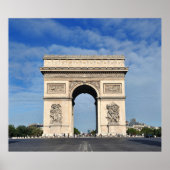 Paris Gate Arc de Triomphe Poster (Voorkant)