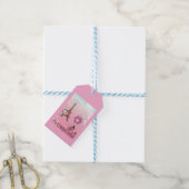 Paris geïnspireerde cadeautag cadeaulabel (Met Touw)