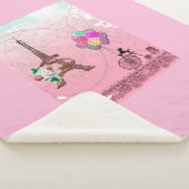 Paris geïnspireerde Sherpa deken (3/4)