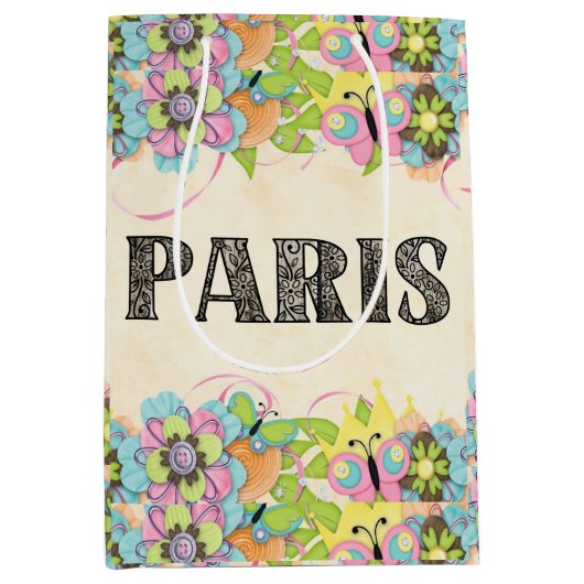 Paris Gift Bag Medium Cadeauzakje (Voorkant)