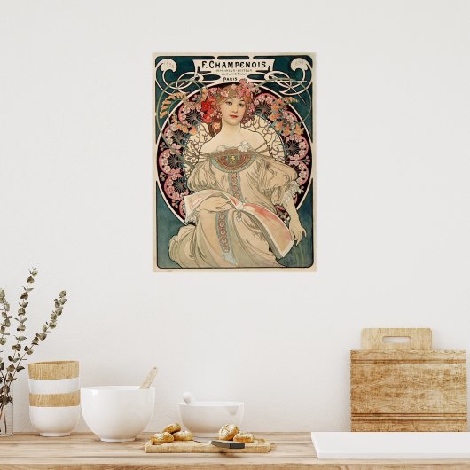 Paris Girl Ad Poster (Keuken)