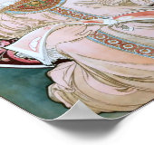 Paris Girl in Light Pink Dress Poster (Hoek)