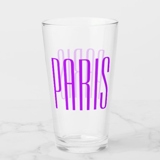 Paris Glas (Achterkant)