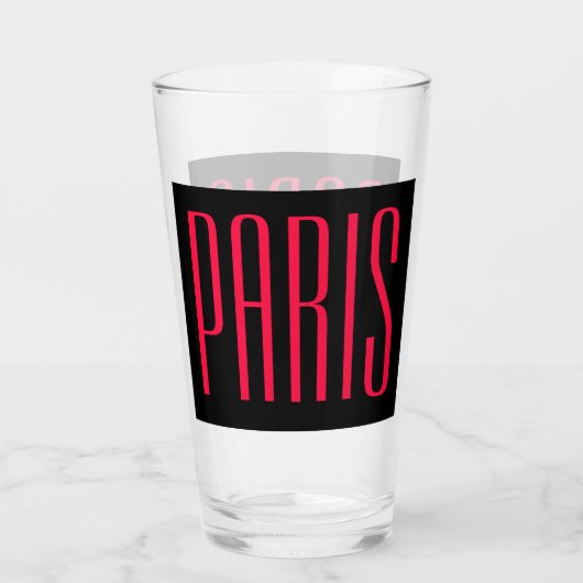 Paris Glas (Achterkant)