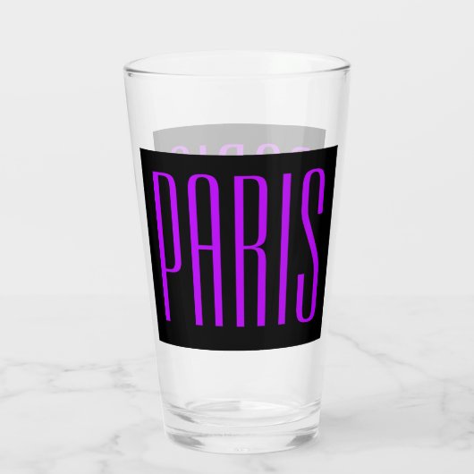 Paris Glas (Achterkant)