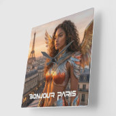 PARIS - GOEDENDAG VIERKANTE KLOK (Hoek)