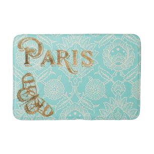 Paris Gold Design Badmat