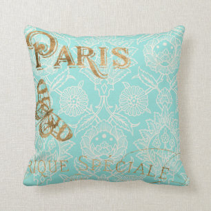 Paris Gold Design Kussen