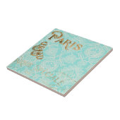  Paris Gold Design Tegeltje (Zijkant)