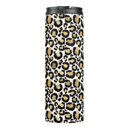 Paris Gold Leopard Thermosbeker (Achterkant)