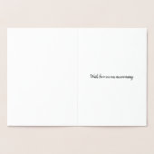 Paris Gold of Silver Foil Jubileum Kaart -Custom (Binnen)