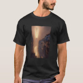 Paris Gothic City Dark Academia Gothic Fantasy T-shirt (Voorkant)