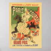 Paris Grand Prix Vintage Poster (Voorkant)
