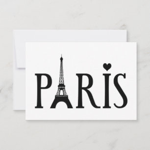 Paris Graphic Art Wenskaart Kaart