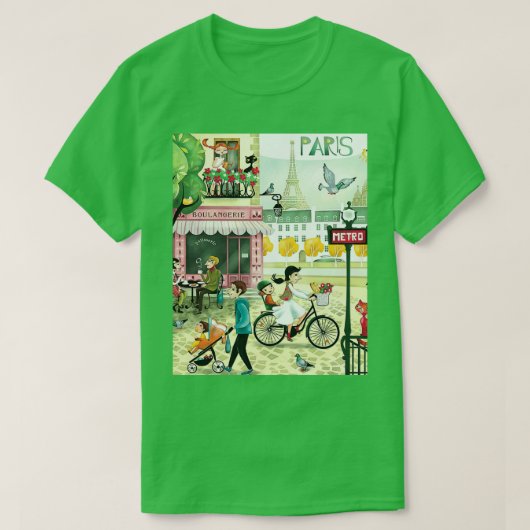 Paris Graphic TShirt (Design voorkant)