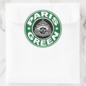 Paris Green Durga Sticker (Tas)