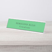 Paris Green Unique Original Professional Bureau Naambordje (Voorkant)