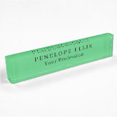 Paris Green Unique Original Professional Naambordje