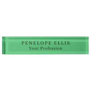 Paris Green Unique Original Professional Naambordje