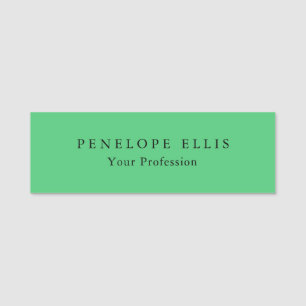 Paris Green Unique Original Professional Naamplaatje