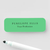 Paris Green Unique Original Professional Naamplaatje (In situ)