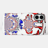 Paris Hakuna Matata Paris Blue White.png Case-Mate iPhone Case (Achterkant (horizontaal))