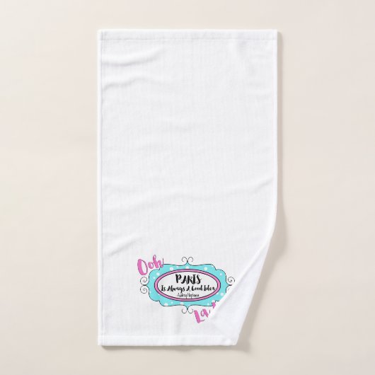 "Paris" Hand Towel Bad Handdoek (Handdoek)