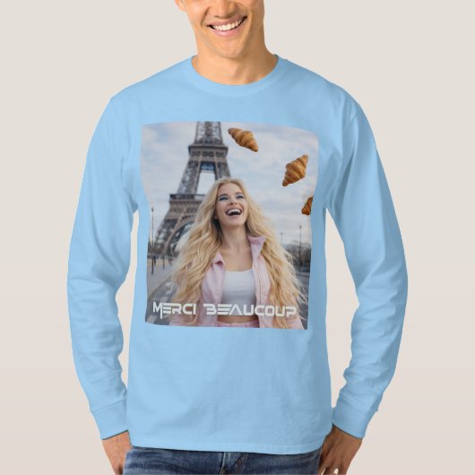 PARIS - HARTELIJK DANK T-SHIRT (Voorkant)