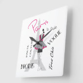 Paris Haute Couture, Mode, Eiffeltoren Vierkante Klok (Hoek)