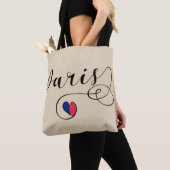Paris Heart Grocery Bag, Frankrijk Tote Bag (Dichtbij)