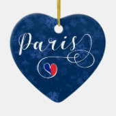 Paris Heart, Ornament met kerstbomen, Frankrijk (Voorkant)