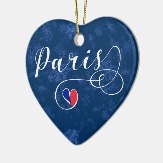 Paris Heart, Ornament met kerstbomen, Frankrijk (Links)