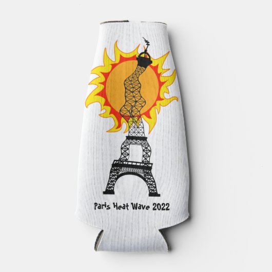 Paris Heat Wave 2022 Bottle Cooler (Voorkant)