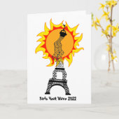 Paris Heat Wave 2022 Kaart (Gele Bloem)
