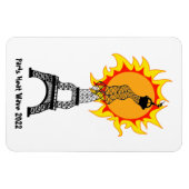 Paris Heat Wave 2022 Magnet Magneet (Horizontaal)