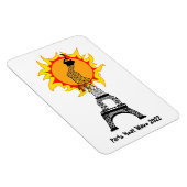 Paris Heat Wave 2022 Magnet Magneet (Rechterzijde)